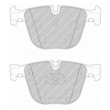 Pastiglie freno Ferodo DS2500 Posteriore BMW E63 / E64 / E66 / M3 E92