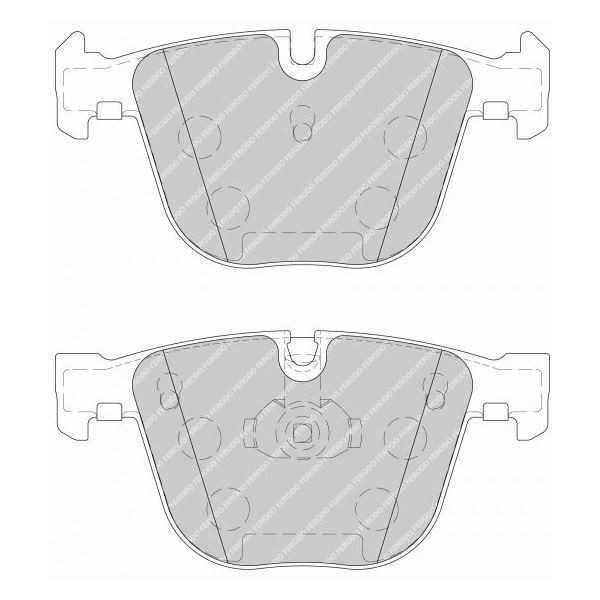 Pastiglie di Freno Ferodo DS2500 Posteriore BMW E63 / E64 / E66 / M3 E92 - F-CP1672H - FCP1672H - 3661768323809