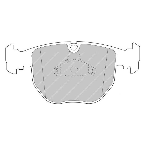 Plaquettes de Frein Ferodo DS2500 Avant BMW E38 / E39 / M5 - F-CP997H - FCP997H - 3661768336298