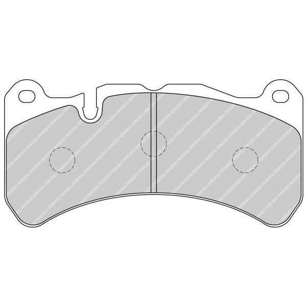 Plaquettes de Frein Ferodo DS2500 Avant Subaru Impreza STI Brembo 6 Pistons - F-RP3100H - FRP3100H - 3661768344828