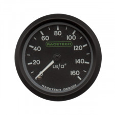Strumento Pressione Olio / Benzina Racetech 160 PSI 1/8BSP + Illuminazione