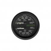 Oil Pressure 100 PSI / Oil Temperature 140°C Racetech Lighted Gauge 