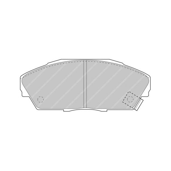 Ferodo DS2500 Front Brake Pads Honda Civic 1.6 Vtec - F-CP748H - FCP748H - 3661768069615