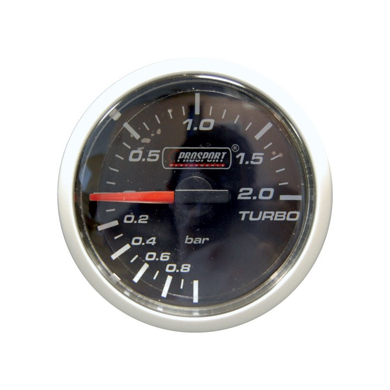 Manometer Prosport Druck Turbo Durchmesser 52mm -1 bis +2 Bars - CT-PT-004 - 216CLWABOSM - 3661768318454