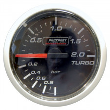 Strumento Prosport Pressione Turbo Diametro 52mm da -1 a +2 Bar