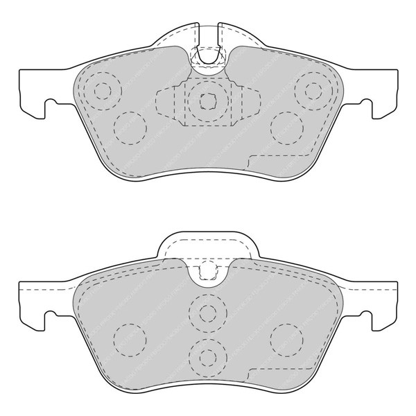 Ferodo DS2500 Front Brake Pads Austin Cooper - F-CP1499R - FCP1499R - 3661768444955