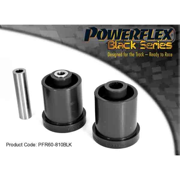 Powerflex Black Train Arrière Renault Clio 3 RS 05-12 (2 Pièces) - PF-R60810-2N - PFR60-810BLK - 5055676527578
