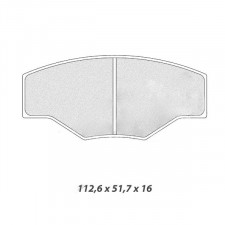 Brake pads CL Brakes RC8 Peugeot 106 Groupe A