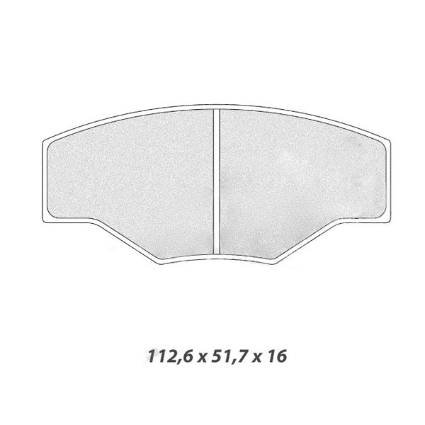 Plaquettes de Frein CL Brakes RC8 Peugeot 106 Groupe A - CL-5003W48T16RC8 - 5003W48T16 RC8 - 3661768452738