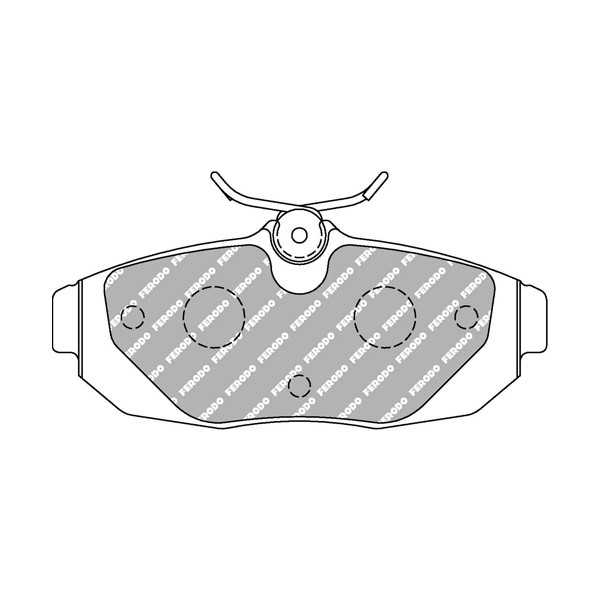 FERODO DS2500 Rear Brake Pads Ford Mustang - F-RP3130H - FRP3130H - 3661768454503
