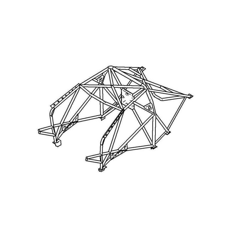 Sparco Überrollbügel Mitsubishi Evo 7 / 8 / 9 CT9A - 00753099S - 00753099S - 8033280058692
