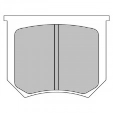 Plaquettes de frein Ferodo DS3000 avant pour LOTUS 23 1.3 01.62 - 12.66
