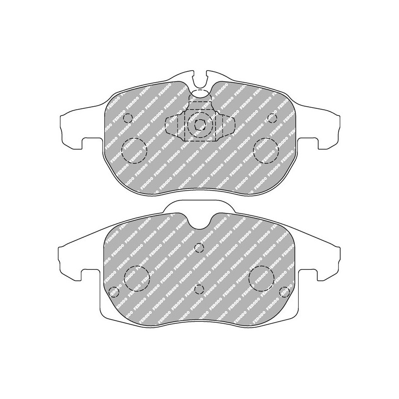 Plaquettes de Frein FERODO DS2500 Avant FIAT / OPEL / SAAB (ATE) - F-CP1520H - FCP1520H - 3661768461877