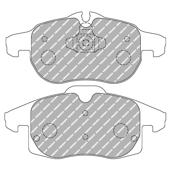 Bremsbeläge FERODO DS2500 Vorne FIAT / OPEL / SAAB (ATE) - F-CP1520H - FCP1520H - 3661768461877