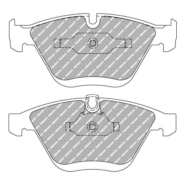 Ferodo DS2500 Front Brake Pads BMW E60 / E61 / E63 / E64 / E65 - F-CP1628Z - FCP1628Z - 3661768462478
