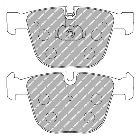 Plaquettes de frein Ferodo DSUNO arrière pour BMW 1 Series 3.0 M Coupe' std caliper 04.11 -  étrier ATE