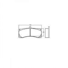 Brake Pads  PFC 7770 13 18mm Brembo / Wilwood Performance Friction