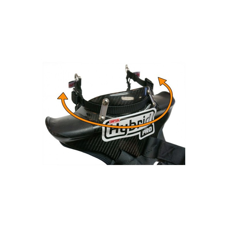 HYBRID SIMPSON PRO SLIDE LITE System FIA Clips Hans - SI-HYBRID-PL.S - AF013SML
