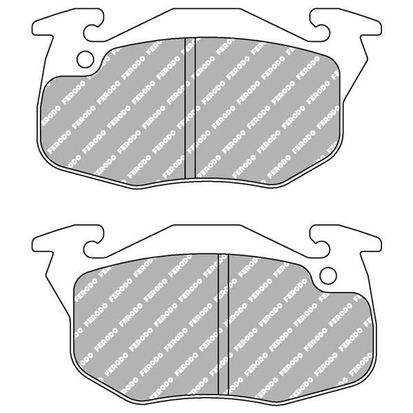Plaquettes de Frein Ferodo DS2500 Avant Peugeot 205 1.3 Rallye / 106 Rallye - F-CP393R - FCP393R - 3661768068885