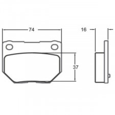 Plaquettes de Frein PFC Arrière - Subaru Impreza / Nissan 300ZX / Skyline2000 / Skyline 2500