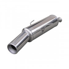 Inoxcar Stainless Steel Rear Exhaust Peugeot 205 GTi 1.9 After 1984 1x80mm