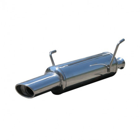 Terminal Echappement Inox Inoxcar Peugeot 206 2.0 16V Après 1999 120x80mm