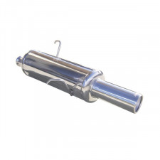 Inoxcar Stainless Exhaust Terminal Peugeot 206 2.0 16V After 1999 1x80mm