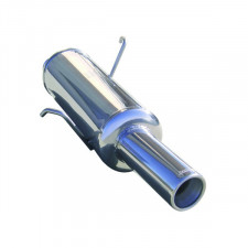 Inoxcar Stainless Rear Exhaust Peugeot 306 2.0 XS 121ch After 1997 1x80mm