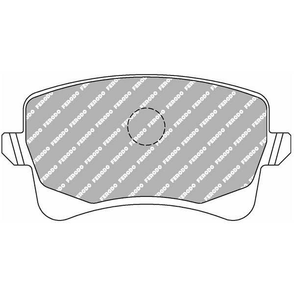 Pastiglie di Freno Ferodo DS2500 Posteriore Audi A4/S4 Dopo 2008 - F-CP4050H - FCP4050H - 3661768474884