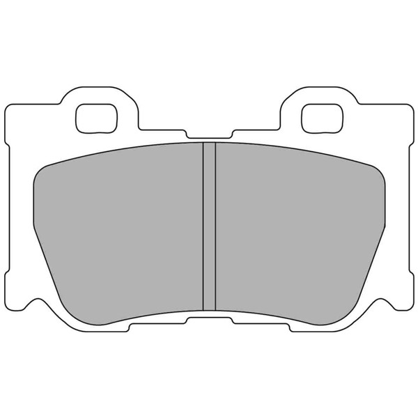 Ferodo DS2500 Rear Brake Pads Nissan 370Z/Infiniti FX - F-CP4173H - FCP4173H - 3661768475454