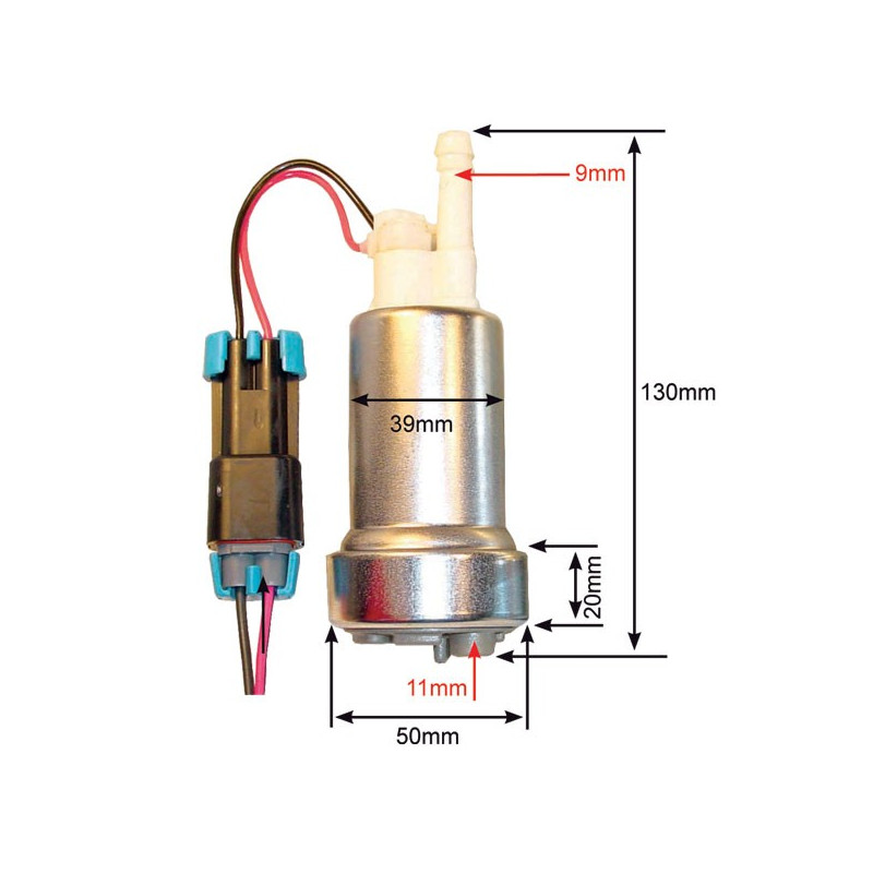 Pompe Immergée WALBRO Seule Mini 3b: 420L/h Maxi 8.3b: 516L/h - M-GST450 - GST450 - 3661768466827