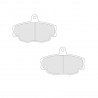 Plaquettes de Frein Carbone Lorraine RC5+ Avant Renault Clio 16s/205