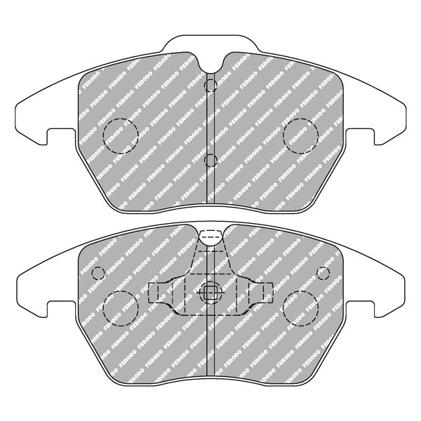 Pastiglie Freno Ferodo DS2500 Anteriore Volkswagen Golf 5 - F-CP1641Z - FCP1641Z - 3661768447765