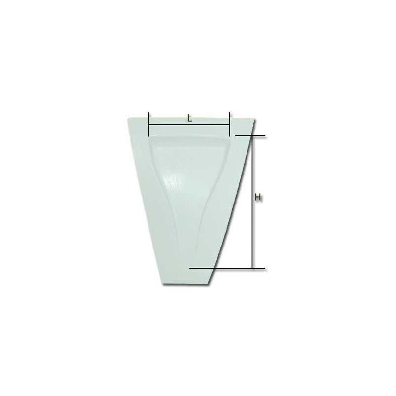 Lufteinlass Haube NACA-Faser 25X16cm - MXR-G43 - SMC-NACA/F-U Â  Â  - 3661768291399