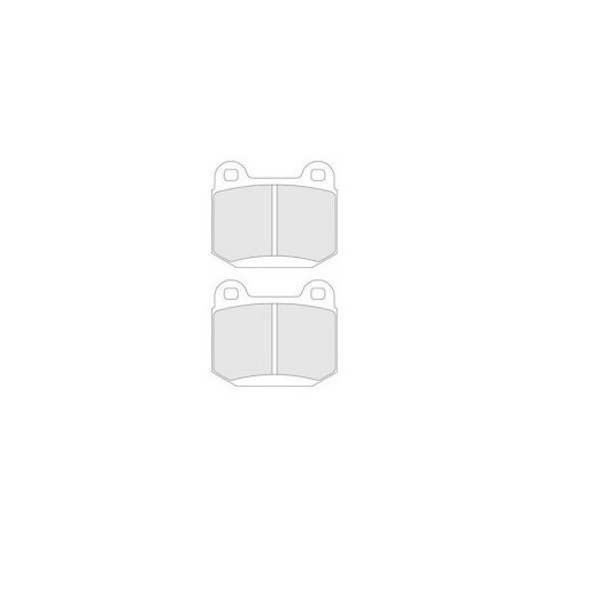 Carbone Lorraine RC8R Rear Brake Pads Mitsubishi Lancer Evo 5-8 - CL-4060-RC8R - 4060 RC8R - 3661768482605