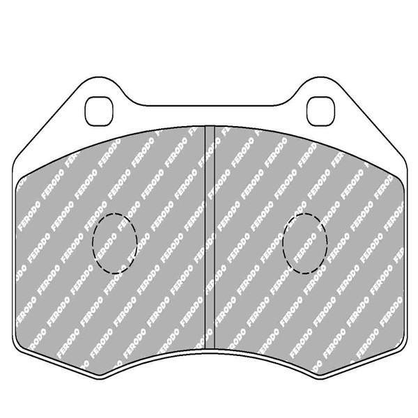 Plaquettes de Frein Ferodo DS2500 Avant Renault Megane RS Etrier Brembo - F-CP1667W - FCP1667W - 3661768482674