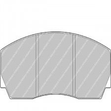 Plaquettes de frein Ferodo DSUNO avant pour AC Superblower 4.9 01.97 -  étrier BREMBO