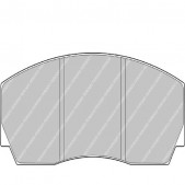 Brake Pads  Ferodo DS3000 Caliper AP Racing CP3215 Back Shape Oreca