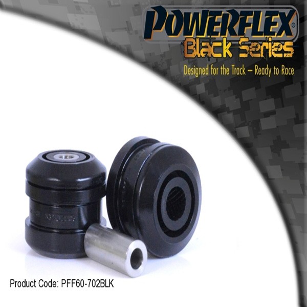 Silent Bloc Powerflex Black Arrière Réglable Bras Avant Renault Mégane 3RS Après 2008 (2 Pièces) - PF-F60702G-2N - PFF60-702GBLK - 5055676532749