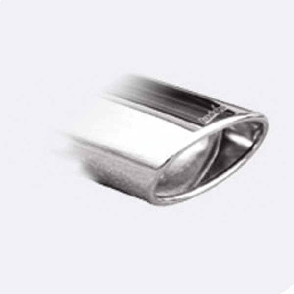 Inoxcar Stainless Steel Rear Exhaust / Muffler Volkswagen Golf 5 1.4 TSi After 2006 Outlet 1x120x80 Slanted - IC-WGO23SB - WGO.23.SB - 3661768323229