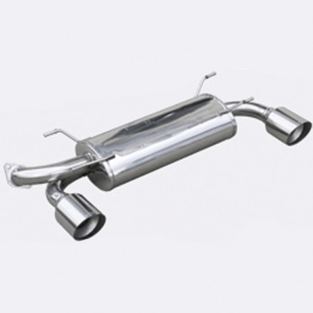 Terminaux / Silencieux Inoxcar Inox Subaru BRZ 200ch Sortie 1x102mm