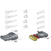 Connecteurs étanches 4 Voies