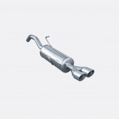 Endschalldämpfer / Schalldämpfer Inox Inoxcar PEUGEOT RCZ 1.6 156PS Ausfahrt 2x80mmX-Race