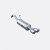 Endschalldämpfer / Schalldämpfer Inox Inoxcar PEUGEOT RCZ 1.6 156PS Ausfahrt 2x80mmX-Race