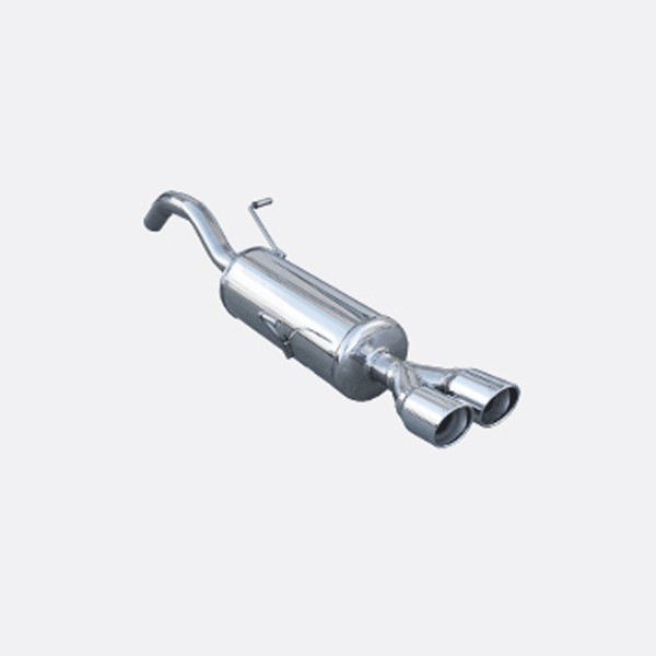 Endschalldämpfer / Schalldämpfer Inox Inoxcar PEUGEOT RCZ 1.6 156PS Ausfahrt 2x80mmX-Race - IC-PERCZ01XR80 - PERCZ.01.XR80 - 3661768455227