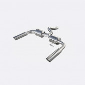 Terminaux / Silencieux Inoxcar Inox Renault Clio 3 RS Après 2006 Sortie 1x80mm Racing Droit + Gauche