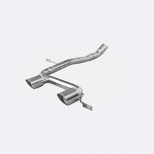 Inoxcar Stainless Steel Rear Exhaust / Muffler Renault Mégane II 2.0 RS T Outlet 2x80mm empty