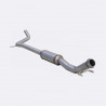 Terminal silencieux central Pare-flamme inox Inoxcar Peugeot RCZ 156ch