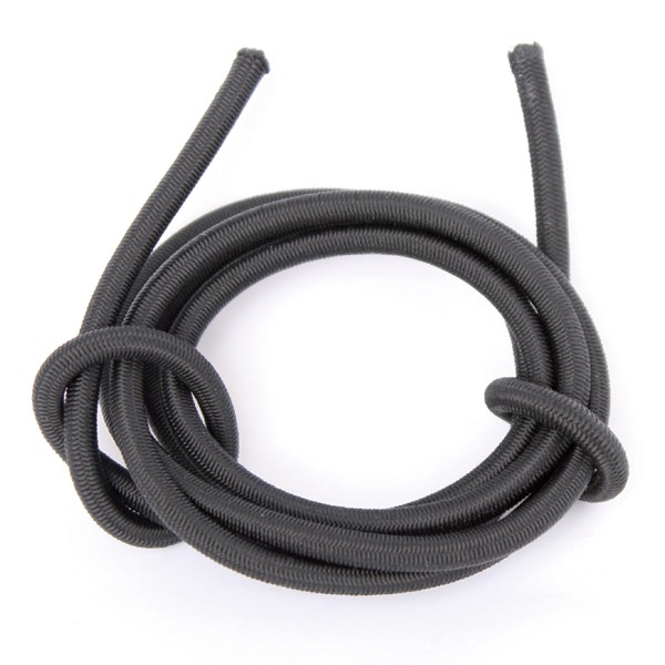 GT2i 1M X 5mm Gummiband Schwarz für Gurtzeug - GT-HAR-EL.N