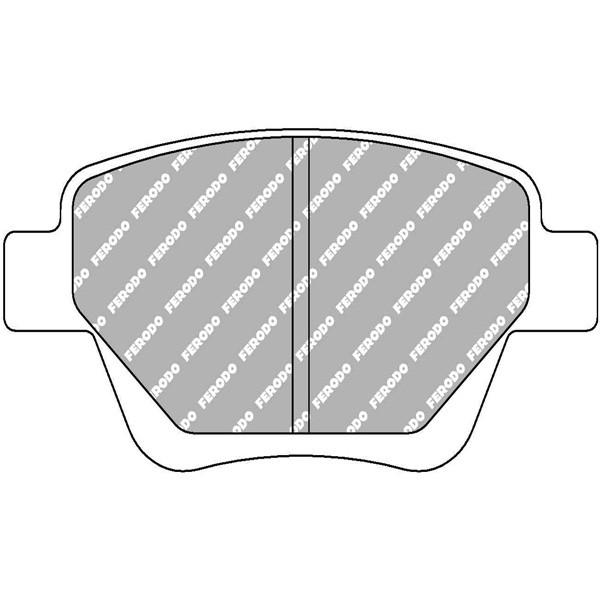 Pastiglie di Freno Ferodo Posteriore Volkswagen Golf 6 - F-CP4316H - FCP4316H - 3661768488461